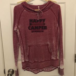 Purple/red thin sweatshirt